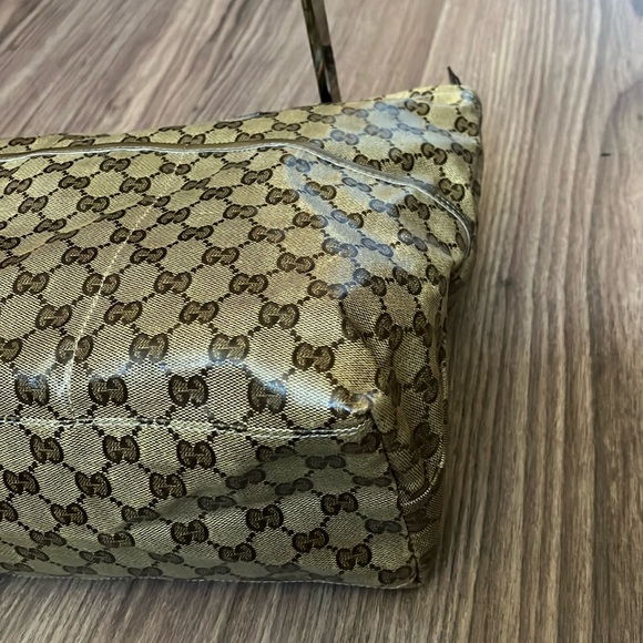 A309- 💯%authentic Gucci crystal shoulder bag - Picture 14 of 16